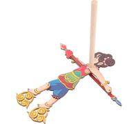 Alasum Kit de Sombras Tradicional y Títeres de Sombras Hechos a Mano para Niños, de Mano Prácticas, Diseño Artesanal Chino, Adecuado para Juegos Familiares y Actividades Educativas