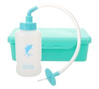 Alasum Kit Limpiador de Oídos Irrigador Flexible de Silicona y Pp, Experiencia Relajante para Limpieza Eficaz en Salón o Viaje, 1 Set Portátil