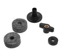 Alasum Kit Soporte para Platillos de Batería Tornillo Manual Dividido, Almohadillas de Fieltro Gris y Funda Plástica, Accesorio para Montaje y Mantenimiento de Hardware de Platillos, Uso