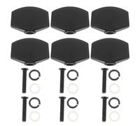 Alasum Manijas de Afinación de Guitarra Acústica Metalizadas, Juego de 6 Perillas para Clavijas, Accesorios Duraderos para Reemplazo y Ajuste Preciso, Ideales para Músicos