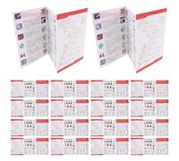 Alasum Manual de Supervivencia al Aire Libre, Guía de Primeros Auxilios de Emergencia 40 Piezas Papel, Instrucciones de Autorrescate, Consejos de Supervivencia, Portátil