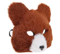 Alasum Máscara de Oso Realista para Disfraz de Carnaval y Cosplay, Máscara de Cabeza de Animal Nariz Detallada y Diseño Peludo para Fiestas y Halloween