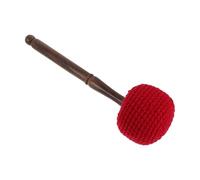 Alasum Mazo de Cuenco Tibetano de Fieltro Mediano Rojo, Baqueta para Cuencos Cantores y Accesorios de Percusión, Herramienta para Meditación y Terapia Sonora