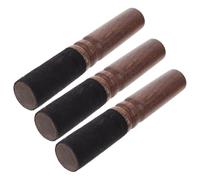 Alasum Mazo para Cuenco Tibetano de Madera 13 CM Set de 3 Palos para Instrumentos de Sonido Golpeador de Cuenco Musical de Nepal Adecuado para Terapia de Sonido y Meditación