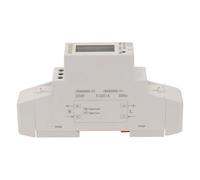 Alasum Medidor Montaje en Riel Din de 35mm Monofásico de Energía bajo Consumo y Alta Sobrecarga, Carcasa Abs de Color Claro para Instalación Fija Interior