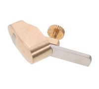 Alasum Mini Cepillo para Luthier de Madera 8 Mm, Herramienta Manual de Carpintería de Latón, Cepilladora Portátil para Fabricación y Reparación de Violines, Ajuste de Puentes,