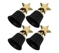 Alasum Mini Trofeos de Estrella para 4 Piezas, Premios de Plástico con Base Grande, Trofeo del Ganador para Fiestas, Competiciones Deportivas y Recuerdos de Carnaval
