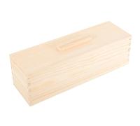 Alasum Molde para Pan Práctico de Madera Tapa Rectangular Reutilizable Adecuado para Hornear y Tostar Pan en Cocina o Dormitorio