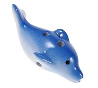 Alasum Ocarina De Cerámica De Delfín Portátil Para Niño Niña y Adultos Instrumento Musical Para Principiantes Sonido y Hermoso Para Aprender y Practicar Música