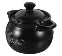 Alasum Olla de Cerámica para Estofado y Sopa 1.8l Conservación de Calor y Resistente a Grietas Adecuado para 1-2 Personas en Cocina Doméstica Varios estilos