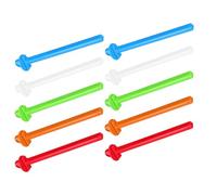 Alasum Palos de Plástico para Jaulas de Pájaros 20 Soportes Perchas para Descanso y Afilado de Garras para Loros Periquitos y Canarios, Accesorios para Jaulas de Uso Diario