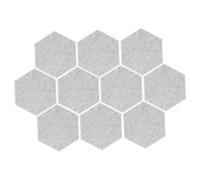 Alasum Paneles Acústicos para Insonorización de Paredes de Espuma Acústica Hexagonales 10 Piezas de Poliéster Absorbente Acustico Fácil de Cortar para Teatro y Sala de Ensayo