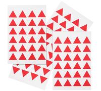 Alasum Pegatinas Adhesivas para Marcar y Organizar en Forma de Triángulo Rojo 288 de Papel, Fáciles de Aplicar y Creativas en Oficinas y Escuelas