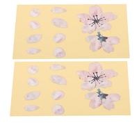 Alasum Pegatinas Autoadhesivas para Guitarra Color Rosa, Hechas de Pvc, Diseño Delicado y Creativo para Decorar y Embellecer el Diapasón, Pack de 2 Piezas