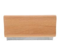 Alasum Peine Depilatorio de Acero Inoxidable para Perros y Caballos Mango de Madera, Cepillo de Aseo para Mascotas y Ganado, Recomendado para Limpieza en Establos y Exteriores