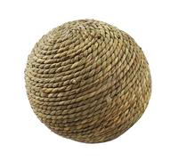 Alasum Pelota de Cuerda de Hierba Tejida a Mano, Juguete para Masticar | Balones de Juguete para Conejos de Heno, Trenzado Natural, para Morder y Dentición, Cobayas y Pequeños Animales