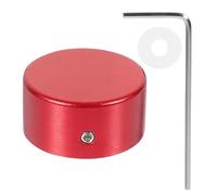 Alasum Perillas de Potenciómetro de Metal Rojo para Pedales de Efectos de Guitarra, Accesorios Duraderos para Interruptor de Pie, Control de Tono y Acoplador de Pedal, Uso Profesional