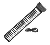 Alasum Piano Electrónico Portátil De Teclas Roll up Para Niño Niña y Principiantes Batería Recargable y Conexión Usb Juguete Musical Para Aprendizaje y Diversión