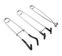 Alasum Pinzas Metálicas para Peces, 3 Piezas, Alicates para Quitar Anzuelos, Herramienta de Pesca Accesible para Todos los Niveles, Uso en Agua y Salada
