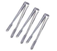 Alasum Pinzas Pequeñas de Acero Inoxidable para Azúcar y Hielo, 3 Piezas, Fáciles de Usar para Aperitivos en Fiestas y Cafeterías