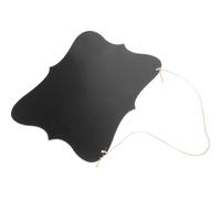 Alasum Pizarra Tablero de Exhibición Reutilizable de Doble Cara con Cuerda para Colgar Borrable de Densidad Media para Decoración de Pared Pequeña y Creativa