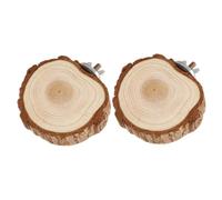 Alasum Plataforma Multiusos para Loros y Pequeñas Aves De Madera Natural, 2 Piezas De 6-8 Cm, Tablero De Salto y Juego para Jaulas, Accesorio Resistente para Mascotas y Diversión Hogar