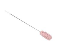 Alasum Plumero Extensible para Limpieza de Polvo con Mango Ajustable y Cabezal Lavable, Adecuado para Espacios Pequeños y Limpieza de Escritorios, Material Chenilla y Metal Rosa