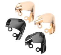 Alasum Protectores de Puntera Metálica para Zapatos de Tacón Alto, 2 Pares Cubierta Decorativa para Tacones, Accesorios para Reparación y Protección Femenina