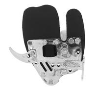 Alasum PU Leather Archery Finger Tab Adjustable Bow Shooting Finger Guard with Metal Plate For Indoor Training and Outdoor Competitions Protective Archery Equipment