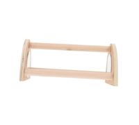 Alasum Puesto De Pollos Soporte De Madera para Loros con Percha para Entrenamiento y Espejo Juguete para Pájaros para Jardín