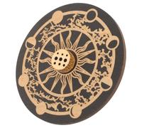 Alasum Quemador de Incienso de Madera Elegante Soporte Vertical y Plato para Varillas, Multiusos y Fácil de Transportar para Meditación y Yoga Hogar