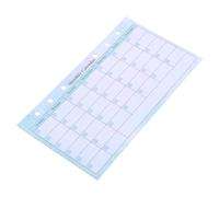Alasum Recambio Anillas sin Mensual Fecha de de 14 Planificador de 6 Papel Azul, Diseño de Seis Agujeros para Carpeta para Oficina y Hogar
