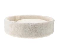 Alasum Repuesto Cama para Gatos de Interior, Hamaca Redonda de Vellón Color Beige, Almohadilla Lavable 30 Cm para Torre Árbol, Accesorios Cómodos y Duraderos para Gatitos