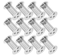 Alasum Resortes Oscilantes para Muñecas Temblorosas 12 Piezas Base de Resorte Respaldo Adhesivo de Hierro Accesorios para Manualidades DIY Juguetes Miniaturas Niñas