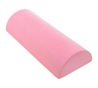 Alasum Rodillo de Fitness Semicircular Rosa para Masaje Muscular Lumbar y Fortalecimiento del Core, Accesorio Portátil de Eva para Ejercicios de Yoga y Relajación