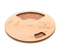 Alasum Rueda de Quintas de Madera para Aprender Teoría Musical para Guitarra y Piano, Herramienta Educativa y Practicar Acordes en Sesiones Personales Aula