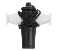 Alasum Samba Whistle Abs Instrumento Musical De Percusión Para Método Orff Silbato Para Adultos y Niño Niña Negro