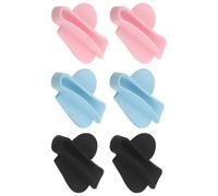 Alasum Soporte Adhesivo de Silicona Forma de Corazón en Funda de Teléfono 6 Piezas Diseño Portátil y Seguro para Bálsamo Labial para Smartphones en Videollamadas