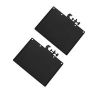 Alasum Soporte de Micrófono Bandeja Abs 24x17,5 Cm Negro, 2 Unidades Abrazadera, Estante de Almacenamiento para Tarjeta de Sonido, Accesorios Dj y Estudios de Grabación