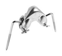 Alasum Soporte de Montaje Metálico para Tom de Batería, Soporte de Pata Ajustable, Clip para Accesorios de Percusión, Compatible Kit de Batería, Accesorio Resistente para Instrumentos