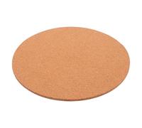 Alasum Tablero de Corcho Redondo Adhesivo sin Olor para Pared, Material de Madera Khaki Adecuado para Oficina y Organización de Fotos