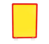 Alasum Tablero Guía del Almacén Magnético A4 Marco Rojo, Señal de Clasificación para Estanterías en Almacén Industrial, Indicador Práctico para Organización Logística