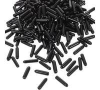 Alasum Tapas Protectoras de Pernos Resistentes al Desgaste 500 de Pvc Negro Diseño de Cúpula Ideales para Cubrir Tornillos y Proteger Superficies Industriales