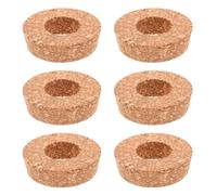 Alasum Tapones de Corcho Cónicos para Jarrones Hidropónicos, 6 Piezas, Material Natural, Diseño Moderno para Estantes y Alféizares, Facilita el Crecimiento de Plantas