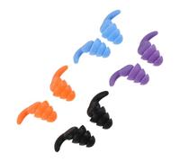 Alasum Tapones de Silicona Impermeables para Nadar, Suaves y Reutilizables, Tamaño 60 Mil, 4 Pares Estuche Anticaída, Ideales para Natación, Buceo, Surf y Protección Auditiva