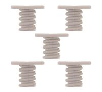 Alasum Tapones de Tornillos para Toboganes Infantiles de Plástico Gris, Diseño Antideslizante y Compatibilidad Versátil para Juegos al Aire Libre, Paquete de 5 Piezas