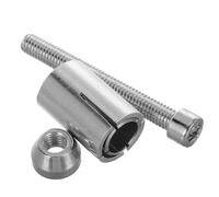 Alasum Tapones para Orificios de Espejo de Motocicleta de Metal, Accesorios para Puños del Manillar, Resistente a Impactos, Apto para Diámetro 13-19 Mm en Motos