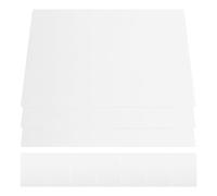 Alasum Tarjetas de visita flexibles de plástico blanco para sublimación y transferencia térmica, impresión a doble cara, paquete de 10 tarjetas para uso comercial y profesional