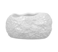 Alasum Tazón y Arañazos Resistente a Impactos Diseño Irregular de Cerámica Blanco para Guardar Postres y Aperitivos 260ml para Restauración y Restaurantes