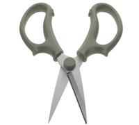 Alasum Tijeras para Podar Flores de Acero Inoxidable, Cabeza Puntiaguda, Hoja Larga Reforzada, Color Gris Verde, Herramienta Manual para Suministros de Floristería y Jardinería,